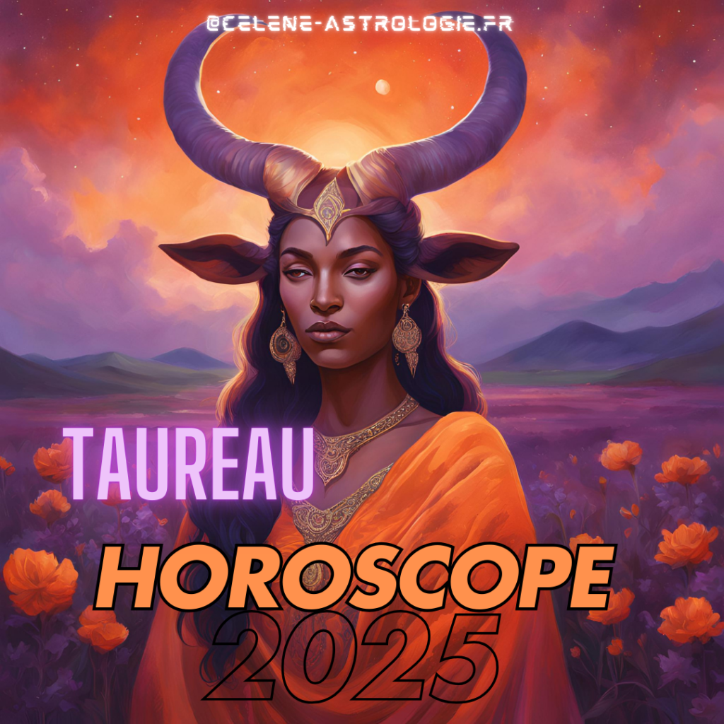 Taureau horoscope 2025 Creation digitale magali tranchant