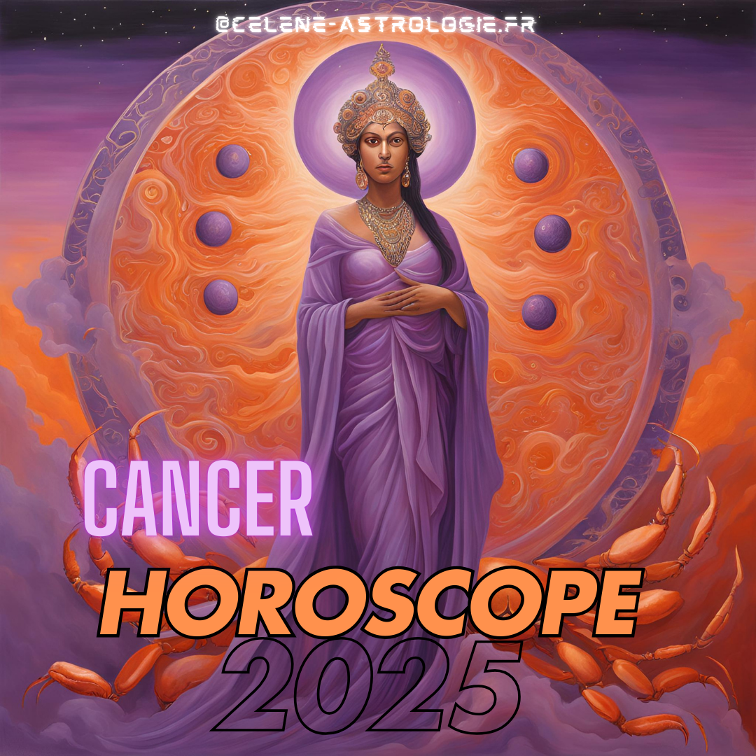 Cancer horoscope 2025 creation digitale magali tranchant